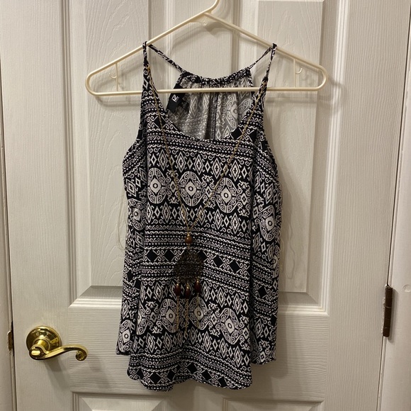 Women’s Tank with Built-in Necklace - Picture 8 of 12